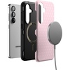 image:imageCasely Galaxy S25 Plus Case  Sweet Jam  Purple Gingham  Bold Protective Design  Compatible with MagSafeOn the Dot  Pink  White Polka Dot