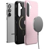 image:imageCasely Galaxy S25 Plus Case  Sweet Jam  Purple Gingham  Bold Protective Design  Compatible with MagSafeOn the Dot  Pink  White Polka Dot