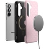 image:imageCasely Galaxy S25 Plus Case  Sweet Jam  Purple Gingham  Bold Protective Design  Compatible with MagSafeOn the Dot  Pink  White Polka Dot