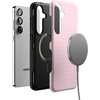 image:imageCasely Galaxy S25 Plus Case  Sweet Jam  Purple Gingham  Bold Protective Design  Compatible with MagSafeOn the Dot  Pink  White Polka Dot