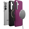 image:imageCasely Galaxy S25 Plus Case  Sweet Jam  Purple Gingham  Bold Protective Design  Compatible with MagSafeOn the Dot  Plum Polka Dot