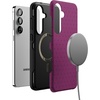 image:imageCasely Galaxy S25 Plus Case  Sweet Jam  Purple Gingham  Bold Protective Design  Compatible with MagSafeOn the Dot  Plum Polka Dot