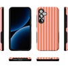 image:imageCasely Galaxy S25 Plus Case  Sweet Jam  Purple Gingham  Bold Protective Design  Compatible with MagSafePerfect Stripes  Orange  Pink Stripes