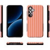 image:imageCasely Galaxy S25 Plus Case  Sweet Jam  Purple Gingham  Bold Protective Design  Compatible with MagSafePerfect Stripes  Orange  Pink Stripes
