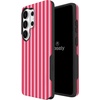 image:imageCasely Galaxy S25 Plus Case  Sweet Jam  Purple Gingham  Bold Protective Design  Compatible with MagSafePerfect Stripes  Pink Stripes