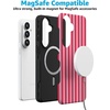 image:imageCasely Galaxy S25 Plus Case  Sweet Jam  Purple Gingham  Bold Protective Design  Compatible with MagSafePerfect Stripes  Pink Stripes
