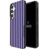 image:imageCasely Galaxy S25 Plus Case  Sweet Jam  Purple Gingham  Bold Protective Design  Compatible with MagSafePerfect Stripes  Purple  Blue Stripes