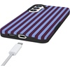 image:imageCasely Galaxy S25 Plus Case  Sweet Jam  Purple Gingham  Bold Protective Design  Compatible with MagSafePerfect Stripes  Purple  Blue Stripes
