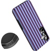 image:imageCasely Galaxy S25 Plus Case  Sweet Jam  Purple Gingham  Bold Protective Design  Compatible with MagSafePerfect Stripes  Purple  Blue Stripes