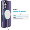 image:imageCasely Galaxy S25 Plus Case  Sweet Jam  Purple Gingham  Bold Protective Design  Compatible with MagSafePerfect Stripes  Purple  Blue Stripes