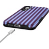 image:imageCasely Galaxy S25 Plus Case  Sweet Jam  Purple Gingham  Bold Protective Design  Compatible with MagSafePerfect Stripes  Purple  Blue Stripes