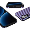 image:imageCasely Galaxy S25 Plus Case  Sweet Jam  Purple Gingham  Bold Protective Design  Compatible with MagSafePerfect Stripes  Purple  Blue Stripes