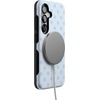 image:imageCasely Galaxy S25 Plus Case  Sweet Jam  Purple Gingham  Bold Protective Design  Compatible with MagSafeSpotted in SoHo  Light Blue Polka Dot