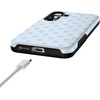 image:imageCasely Galaxy S25 Plus Case  Sweet Jam  Purple Gingham  Bold Protective Design  Compatible with MagSafeSpotted in SoHo  Light Blue Polka Dot