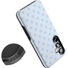 image:imageCasely Galaxy S25 Plus Case  Sweet Jam  Purple Gingham  Bold Protective Design  Compatible with MagSafeSpotted in SoHo  Light Blue Polka Dot