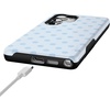image:imageCasely Galaxy S25 Plus Case  Sweet Jam  Purple Gingham  Bold Protective Design  Compatible with MagSafeSpotted in SoHo  Light Blue Polka Dot