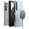 image:imageCasely Galaxy S25 Plus Case  Sweet Jam  Purple Gingham  Bold Protective Design  Compatible with MagSafeSpotted in SoHo  Light Blue Polka Dot