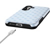 image:imageCasely Galaxy S25 Plus Case  Sweet Jam  Purple Gingham  Bold Protective Design  Compatible with MagSafeSpotted in SoHo  Light Blue Polka Dot