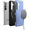 image:imageCasely Galaxy S25 Plus Case  Sweet Jam  Purple Gingham  Bold Protective Design  Compatible with MagSafeSpotted in SoHo  Periwinkle Polka Dot