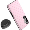 image:imageCasely Galaxy S25 Plus Case  Sweet Jam  Purple Gingham  Bold Protective Design  Compatible with MagSafeSpotted in SoHo  Pink Polka Dot