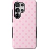 image:imageCasely Galaxy S25 Plus Case  Sweet Jam  Purple Gingham  Bold Protective Design  Compatible with MagSafeSpotted in SoHo  Pink Polka Dot