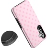 image:imageCasely Galaxy S25 Plus Case  Sweet Jam  Purple Gingham  Bold Protective Design  Compatible with MagSafeSpotted in SoHo  Pink Polka Dot