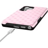 image:imageCasely Galaxy S25 Plus Case  Sweet Jam  Purple Gingham  Bold Protective Design  Compatible with MagSafeSpotted in SoHo  Pink Polka Dot