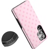 image:imageCasely Galaxy S25 Plus Case  Sweet Jam  Purple Gingham  Bold Protective Design  Compatible with MagSafeSpotted in SoHo  Pink Polka Dot