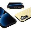 image:imageCasely Galaxy S25 Plus Case  Sweet Jam  Purple Gingham  Bold Protective Design  Compatible with MagSafeSpotted in SoHo  Yellow Polka Dot