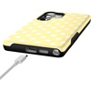 image:imageCasely Galaxy S25 Plus Case  Sweet Jam  Purple Gingham  Bold Protective Design  Compatible with MagSafeSpotted in SoHo  Yellow Polka Dot