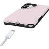 image:imageCasely Galaxy S25 Plus Case  Sweet Jam  Purple Gingham  Bold Protective Design  Compatible with MagSafeStripes and the City  Light Pink Pinstripe