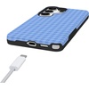 image:imageCasely Galaxy S25 Plus Case  Sweet Jam  Purple Gingham  Bold Protective Design  Compatible with MagSafeSweet Jam  Blue Gingham