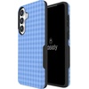 image:imageCasely Galaxy S25 Plus Case  Sweet Jam  Purple Gingham  Bold Protective Design  Compatible with MagSafeSweet Jam  Blue Gingham