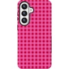 image:imageCasely Galaxy S25 Plus Case  Sweet Jam  Purple Gingham  Bold Protective Design  Compatible with MagSafeSweet Jam  Hot Pink Gingham