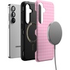 image:imageCasely Galaxy S25 Plus Case  Sweet Jam  Purple Gingham  Bold Protective Design  Compatible with MagSafeSweet Jam  Light Pink Gingham