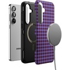 image:imageCasely Galaxy S25 Plus Case  Sweet Jam  Purple Gingham  Bold Protective Design  Compatible with MagSafeSweet Jam  Purple Gingham