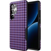 image:imageCasely Galaxy S25 Plus Case  Sweet Jam  Purple Gingham  Bold Protective Design  Compatible with MagSafeSweet Jam  Purple Gingham