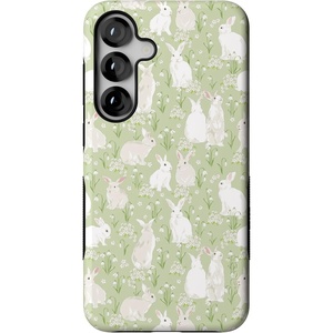 image:imageCasely Galaxy S25 Plus Case  On the Dot  Yellow Polka Dot  Bold Protective Design  Compatible with MagSafeHop to it  Green Bunny