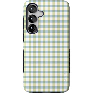image:imageCasely Galaxy S25 Plus Case  On the Dot  Yellow Polka Dot  Bold Protective Design  Compatible with MagSafePastel Picnic  Blue  Green Gingham