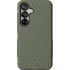 image:imageCasely Galaxy S25 Plus Case  Sweet Jam  Purple Gingham  Bold Protective Design  Compatible with MagSafeOn the Dot  Olive Green Polka Dot