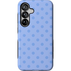 image:imageCasely Galaxy S25 Plus Case  Sweet Jam  Purple Gingham  Bold Protective Design  Compatible with MagSafeSpotted in SoHo  Periwinkle Polka Dot