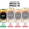 image:imageCasely Screen Protector for iPhone 18 Pro Max iPhone 17 Pro Max iPhone 16 Pro Max  Premium Tempered Glass Screen ProtectoriPhone 15  iPhone 16