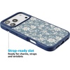 image:imageCasely iPhone 17 Pro Max Case  Citrus Stripes  Poolside Print  Align SoftTouch Flexible Bumper Case  Compatible with MagSafeAfternoon Tea  Blue Floral