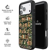 image:imageCasely iPhone 17 Pro Max Case  Citrus Stripes  Poolside Print  Align SoftTouch Flexible Bumper Case  Compatible with MagSafeBook Nook  Floral Library