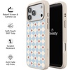 image:imageCasely iPhone 17 Pro Max Case  Citrus Stripes  Poolside Print  Align SoftTouch Flexible Bumper Case  Compatible with MagSafeChelsea Checker  Starlight Tiles