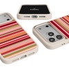 image:imageCasely iPhone 17 Pro Max Case  Citrus Stripes  Poolside Print  Align SoftTouch Flexible Bumper Case  Compatible with MagSafeCitrus Stripes  Poolside Print