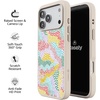 image:imageCasely iPhone 17 Pro Max Case  Citrus Stripes  Poolside Print  Align SoftTouch Flexible Bumper Case  Compatible with MagSafeColor Me Happy  Doodle Colorblock