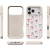 image:imageCasely iPhone 17 Pro Max Case  Citrus Stripes  Poolside Print  Align SoftTouch Flexible Bumper Case  Compatible with MagSafeCoquette Girlie  Pastel Bows