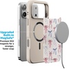 image:imageCasely iPhone 17 Pro Max Case  Citrus Stripes  Poolside Print  Align SoftTouch Flexible Bumper Case  Compatible with MagSafeCoquette Girlie  Pastel Bows