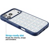 image:imageCasely iPhone 17 Pro Max Case  Citrus Stripes  Poolside Print  Align SoftTouch Flexible Bumper Case  Compatible with MagSafeCottage Stripe  Blue Floral
